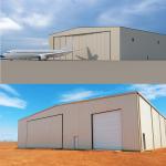 Prefabricated Steel Frame Workshop Buildings , Lightweight Steel Frame