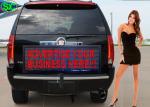 Single Red Color Car LED Sign Display With Meanwell Power Supply , High