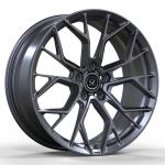 Monoblock Forged 1 Piece PC Rims Multi Spokes For Audi S4 Gun Metal Discs Wheels
