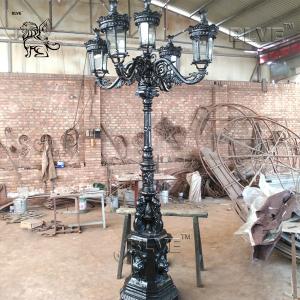 China Victorian Style Antique Cast Street Lamp Post Garden Light Outdoor on sale