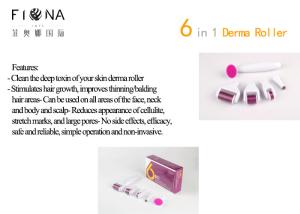 Quality Trade Assurance 0.5mm for clinical use 6 in 1 kit derma rollers acne scars healing wounds eye puffiness removal CE wholesale