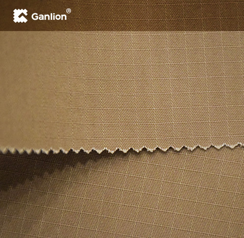 Brown Antibacteria Functional Workwear Fabric