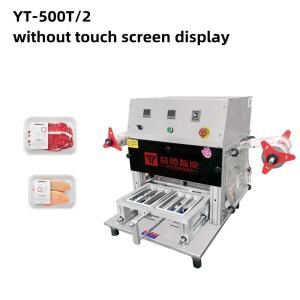 Quality SUS304 Semi Automatic Food Container Heat Sealer Gas Flush Tray Sealer wholesale