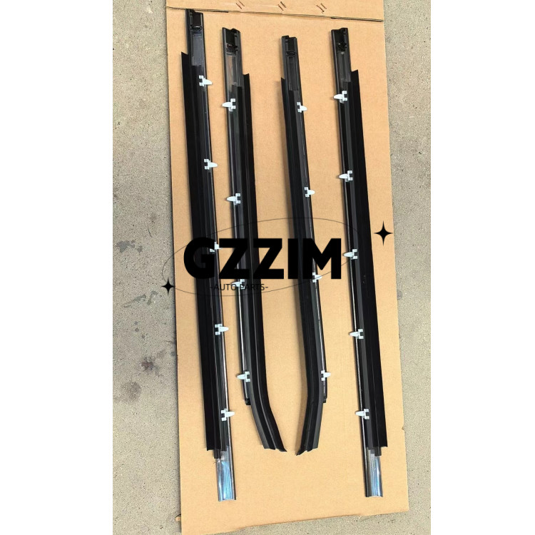 Toyota Car Window Trim Glass Exterior Layering Trim Used For Tundra 2000-2006 Black