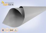 Heat Resistant Panel Ptfe Coated Fiberglass Cloth 0.45mm Fire Screen Fittings