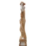Nature stone Classic Greek lady marble garden sculptures,China stone carving
