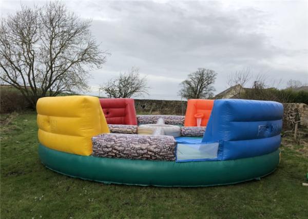 Quick Setup Inflatable Sports Arena 8 Meters Dia Customized With Air Blower