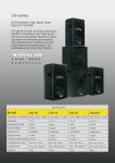 Professional Stage Sound System Club RCF Speaker Durable Power Speakers For Show