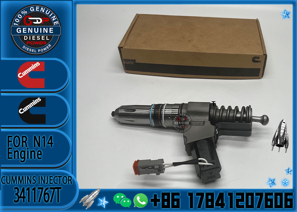 Brand New Diesel Common Rail Diesel Fuel Injector 3411765 3087560 3411767T For Cummins QSN14 N14