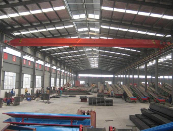 Warehouse Electric Single Girder Eot Crane , 20 Ton Overhead Crane