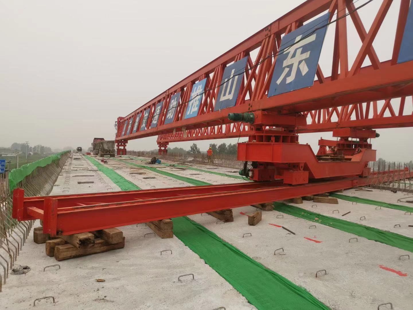 JQJ 190t bridge erecting machine, double beam truss bridge erecting machine crane and electric travelling crane made in