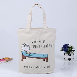 Quality Coloured drawing fashion cotton tote bags for 2018 promotion wholesale