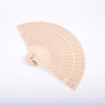 Bamboo Engraved Logo Hand Fan Gift Bag Wedding Party Favors Wedding Return