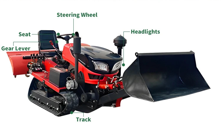Mountain Land Compact Crawler Tractor 35 Hp Compact Tractor CE approved