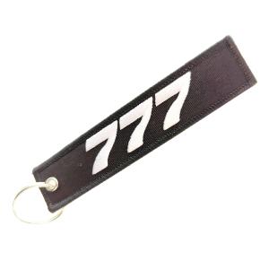 China Embroidered Flight Keychains Custom Embroidery Keychain Woven Key jet Tag Fabric Car Keychain on sale