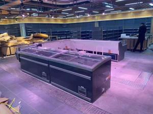 Quality High-end combination of air-cooled defrosting and defogging island freezer freezer wholesale
