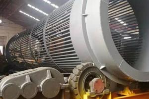 Quality Municipal Solid Waste 100tph Trommel Screener In Recycling Industry wholesale