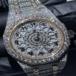 Top Brand Arabic Dial Bust Down Moissanite Watch