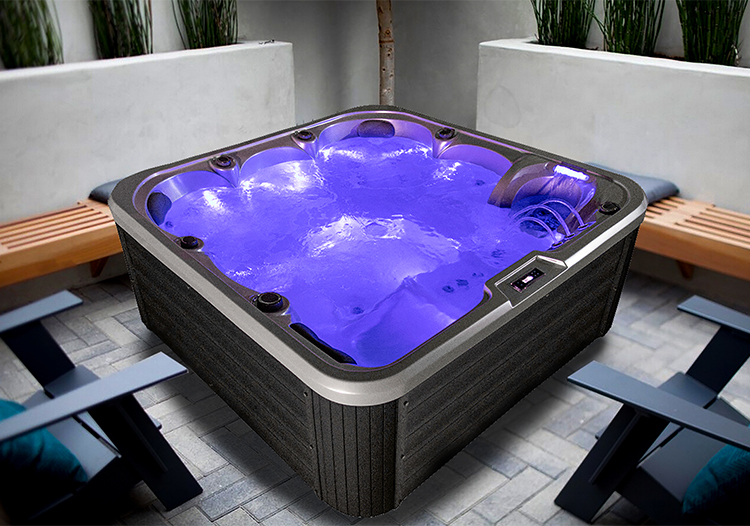 Garden Economic 6 Persons Hot Tub Spa Whirlpool Massage Bathtubs