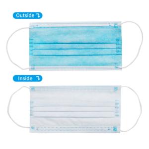 Quality Skin Friendly Three Layers Disposable Earloop Respirator Mask wholesale