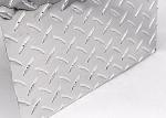 Thickness 5mm 6063 Aluminum Checker Plate PVC Film Embossed Coated