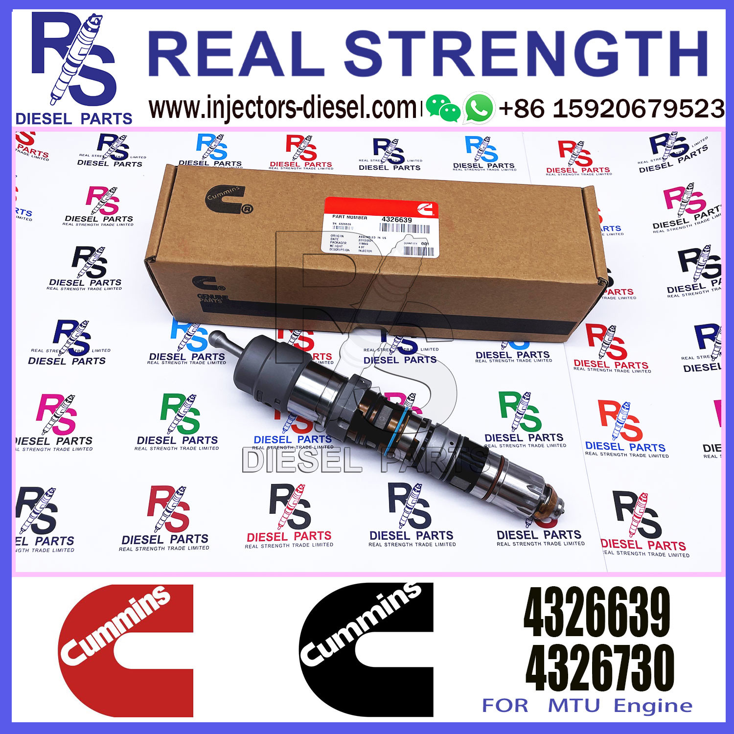 QSK45 QSK60 fuel injector 4326782 4088427 4087893 4326780 4001813 4088427PX 4326780PX