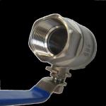 Threaded Ball Valves DN8-DN100 PN63 DIN3202-M3 Stainless Steel 304 316 2PC for