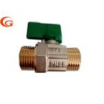 Round DN10 OEM Nake Female Thread Brass Ball Valve
