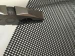 Window screen black powder coating stainless steel woven wire mesh