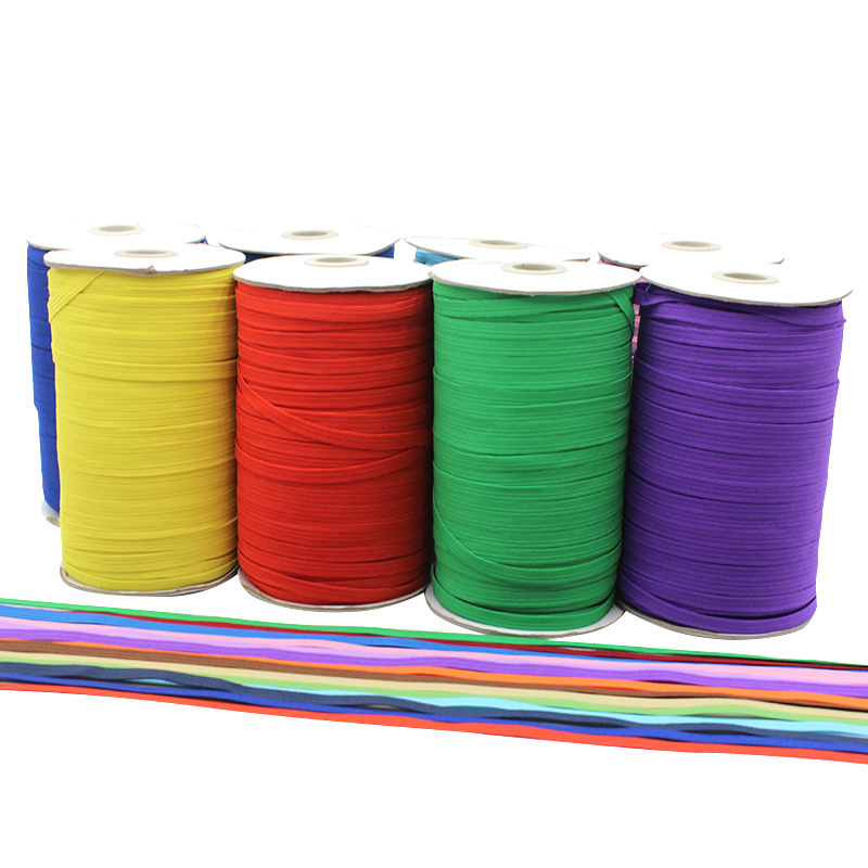 For N95 ma sk flat elastic band ear loop elastic logo band elastic band wig