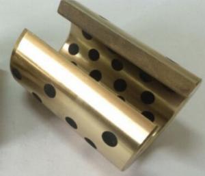 Quality Brass Graphite Bushings High Temperature Use , Flanged Graphite Bronze Bushing wholesale