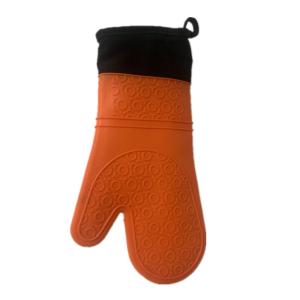 Quality Quilted Lining Silicone Heat Resistant Kitchen Gloves Durable wholesale