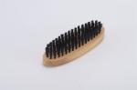 brown boot shoe brush cleaning Wooden Handle Horsehair Pighair PP Bristle