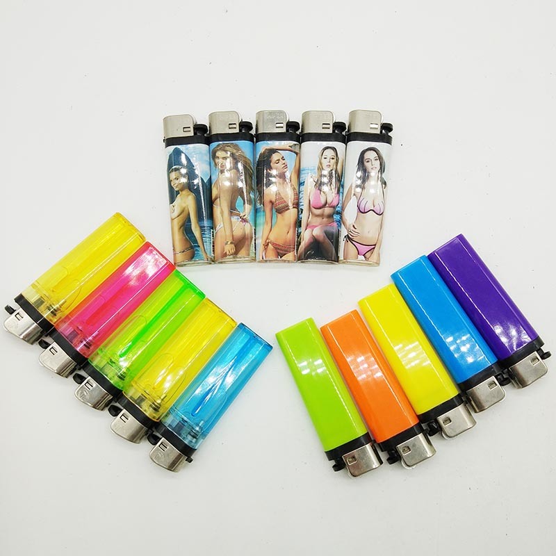 Dy-80 Kind Disposable Colorful Butane Gas Flint Lighter From China Manufacturer