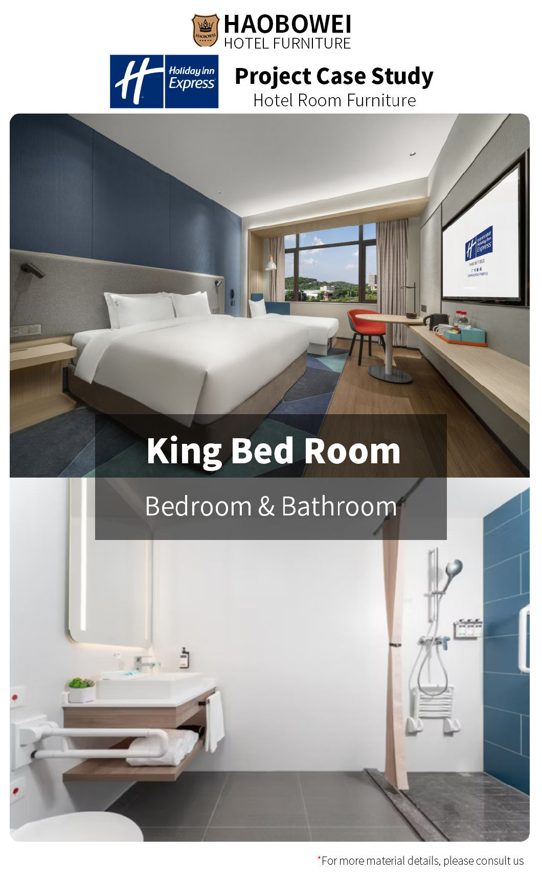 Modern Luxury Resort Hotel Furniture Foshan China King Size Custom Bedroom