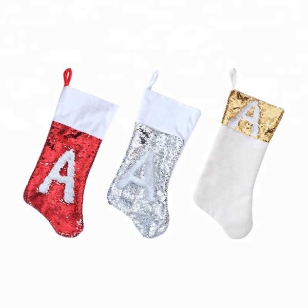 Customized Sublimation Sequin Stocking Christmas Stocking Sublimation Blanks 45