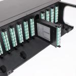 3U LC Fiber Optic Termination Box LGX Modular Patch Panel 0.3db 576F