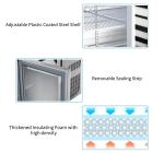 180W 250L Under Counter Refrigerators Stainless Steel Material