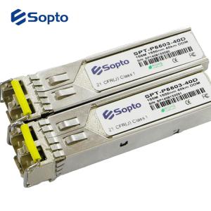Quality 1550nm LC Interface 155M 40km Fiber Optic Transceiver wholesale