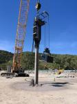 Crane Type Double Bins Bfs Vibroflotation 180kw Worked Pile Depth 24m