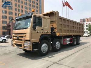 Quality Howo 8x4 12 Wheels Heavy Duty Dump Truck 50 Tons Sand And Stone Loading wholesale