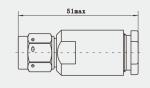 TNC Male Stainless Steel RF Coaxial Connector for LMR-400/FS6057(S) Cable