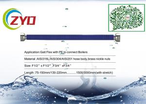 Quality Bright Stainless Steel Corrugated Pipe Strong Adsorption Easy Installation wholesale