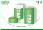 Food Grade Green Tea Tube Packaging Handmade High End Environmentally Friendly