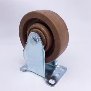 Quality Phenolic Heat Resistant Rigid Castor Wheels 100mm wholesale