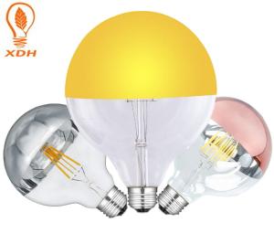 Quality Edison Decorative Filament Bulbs Silver LED Globe Light Bulbs 4W 6W G80 Shadowless Lamp wholesale
