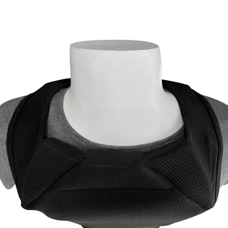 Professional Black S Equestrian Vest in EVA and Mesh Fabric for Safe Horse-Riding