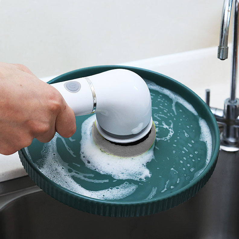 6In1 Electric Power Spin Cordless Bathtub Scrubber For Bathroom