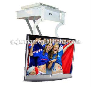 Quality Portable Tv Mount Stand Ceiling Tv Automatic Flip Electric Height Adjustable Tv Stand Ceiling Mount Tv Bracket Swivel wholesale