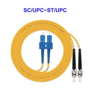 Quality SC UPC ST UPC Fiber Cable Single Mode Communication Application wholesale